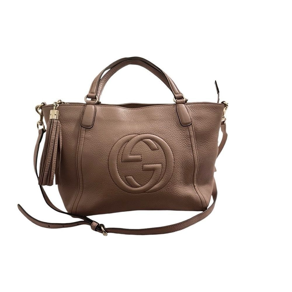 Gucci soho tote with strap - Picture 3 of 13